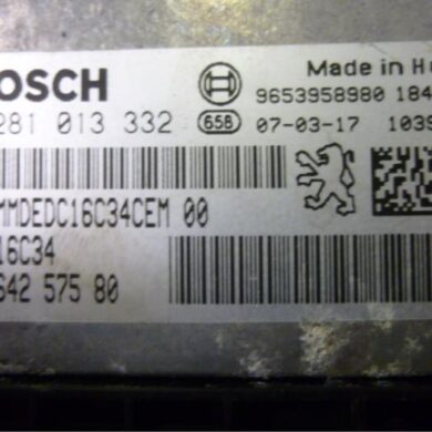 Peugeot 307 1.6 HDiF 16V Computer Motormanagement 9HZ 2007 1942NZ