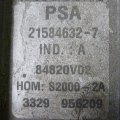 Peugeot 206 1.4 Computer Motormanagement KFW 2004 1940W1