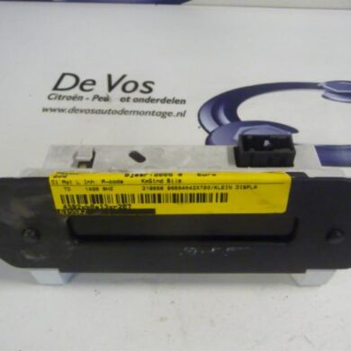 Peugeot 206 1.4 HDi Display Interieur 8HZ 2005 6155GQ-6155CQ-6155X2