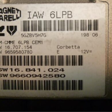 Peugeot 407 2.2 16V Computer Motormanagement 3FY 2006 1939WV