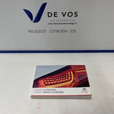 Citroen C4 Picasso 1.6 16V VTi 120 Instructie Boekje 2013